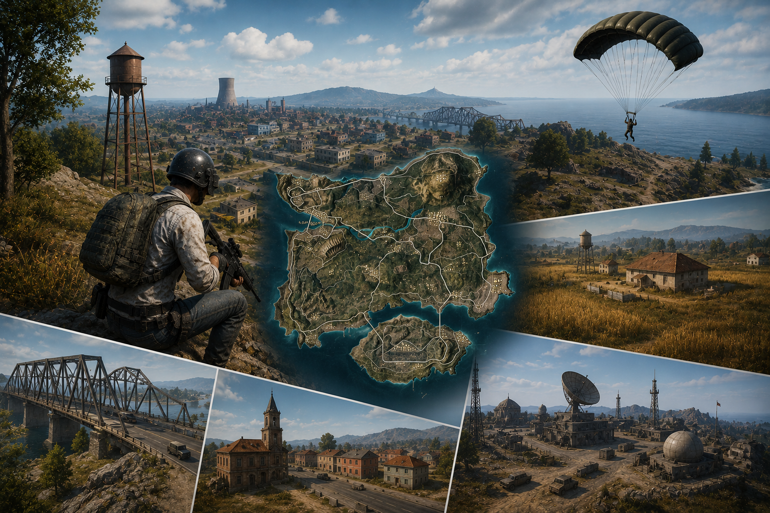 E Rangel Rasmi ГАЙД ПО ERANGEL PUBG — ЛУЧШИЕ МЕСТА И ТАКТИКА